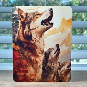 Handmade Wolves Greeting Card